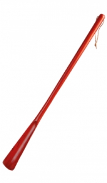 lange schoenlepel hout met rond handvat