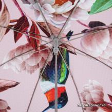 luxury umbrella with flowers; detail