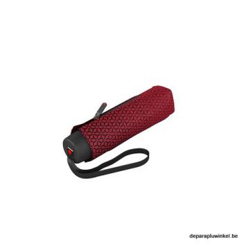 knirps foldable umbrella focus red; closed