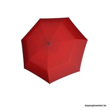 knirps foldable umbrella focus red; open