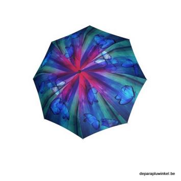 stick umbrella Knirps butterfly; open