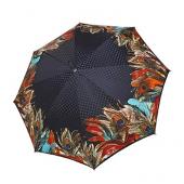 Stick umbrella peacock feather, open