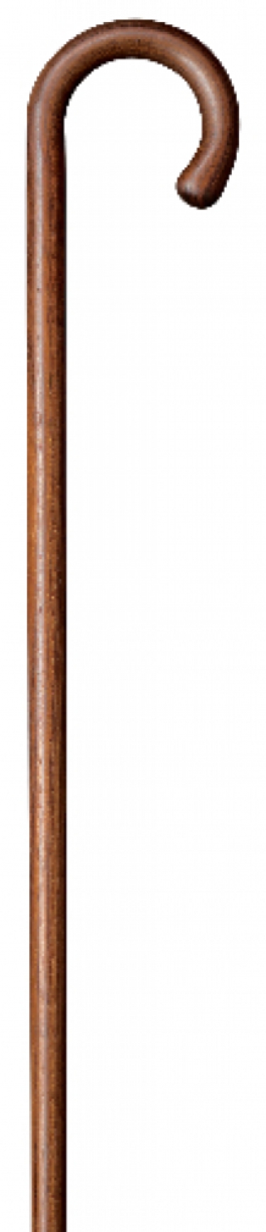 cane round handle walnut wood