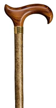 wooden walking stick nature hazel