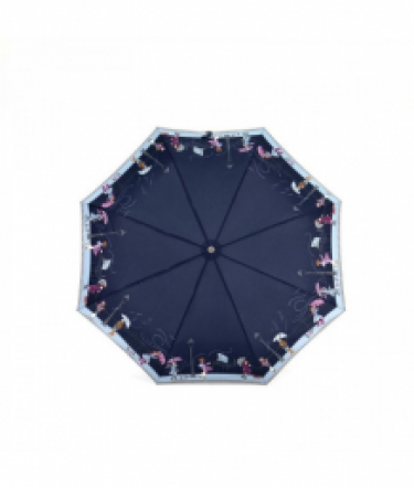 folding umbrella Rainy Days dark blue, topview