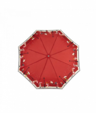 folding umbrella Rainy Days red, topview