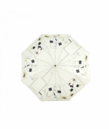 folding umbrella nouvelle vague white, topview