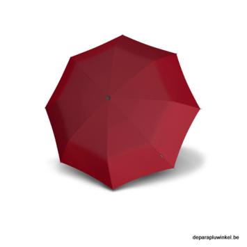 small folding umbrella Knirps red ; open