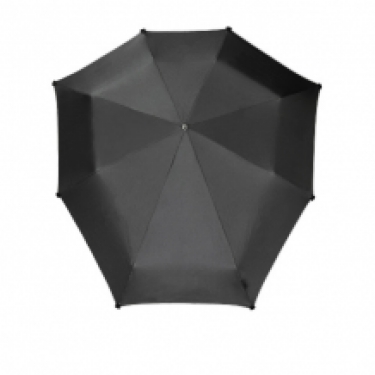 xxl stick umbrella senz black reflective, topview