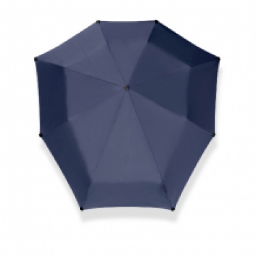 senz folding luxury umbrella automat blue topview