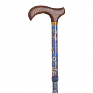 walking stick unfolded 311 cashemire blue