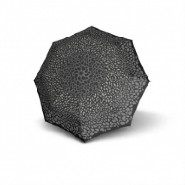 stick umbrella Knirps Animal Stone, open