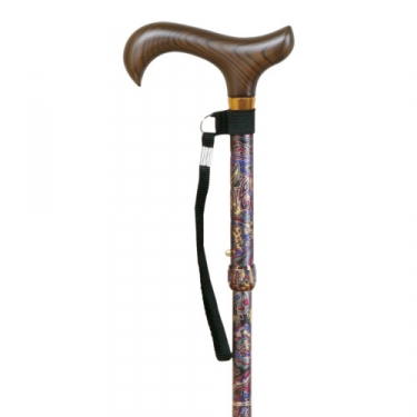 multicolored folding cane