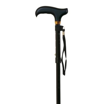 folding cane 5 elements black
