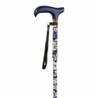 folding cane 5 elements flowers