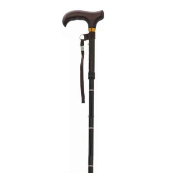 folding cane 5 elements dark bronze