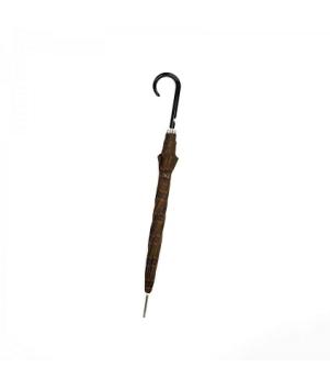 stick umbrella steel Caro rustcolor/open attached