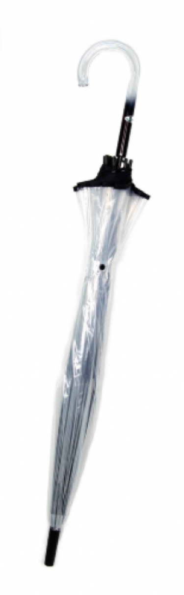 clear dome stick umbrella vaux black closed