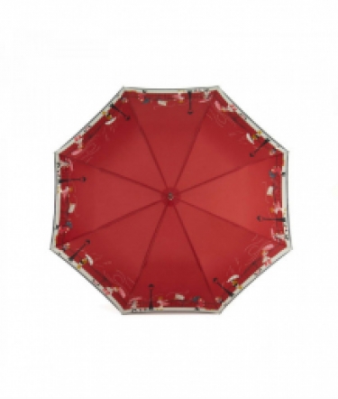 Stick Umbrella Rainy Days red, topview