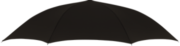 foldable luxus umbrella, dark brown, open