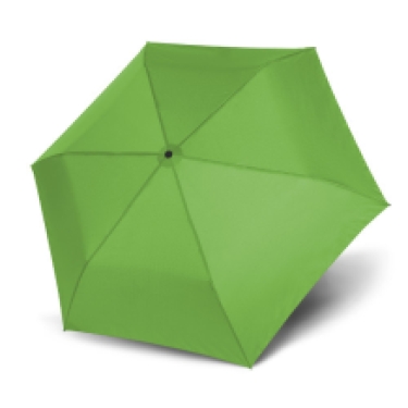 superlight umbrella light green, open