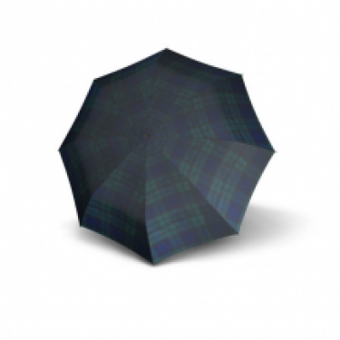 stick umbrella steel Caro green-blue 14/open