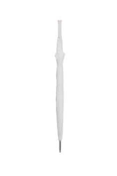 big, 2 person white umbrella, closed