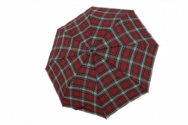 folding umbrella Caro autom col 12 red-green-grey  open