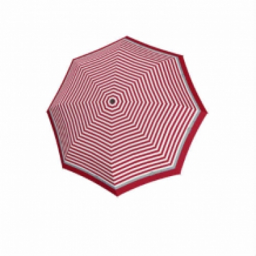 folding umbrella Delight red and white, open