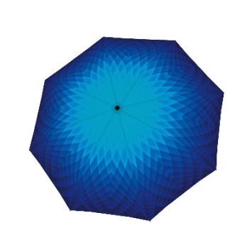 folding umbrella  29cm Fusion blue, open