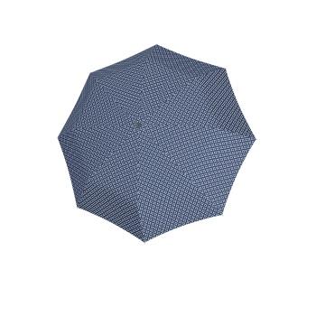 folding umbrella uni 29cm autom minim blue, open