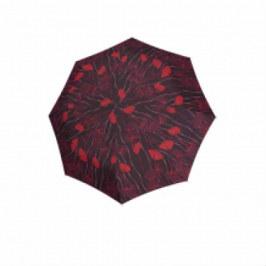 folding umbrella  romance red open