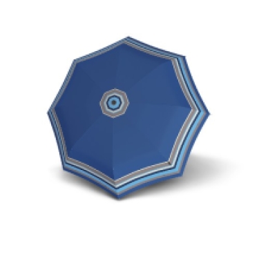 knirps autom folding umbrella Grace blue open