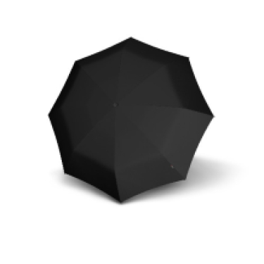 black stick umbrella knirps, open