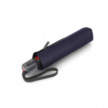 knirps folding umbrella all weather blue closed