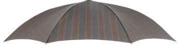 luxury_stick_ umbrella_checks,_ sideview