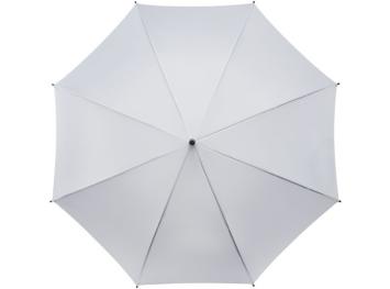 white umbrella 1 person, topview