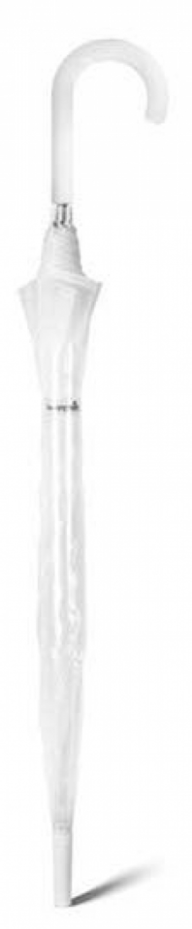 clear dome stick umbrella white