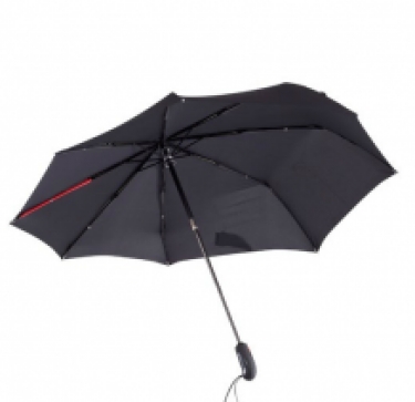knirps autom folding umbrella for all weather black open