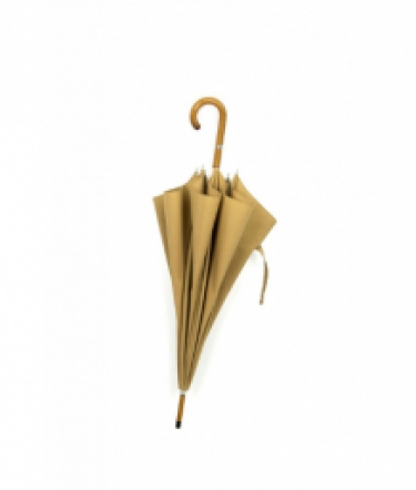 stick umbrella-sunshade yellow, closed