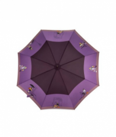stick umbrella chic mode purple, topview