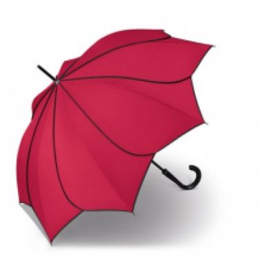 stick umbrella pierre cardin sunflower red open