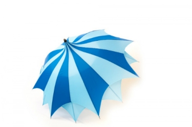stick umbrella d\'Amazoni blue and light blue